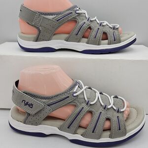 Ryan Grotto gray sandals size 8